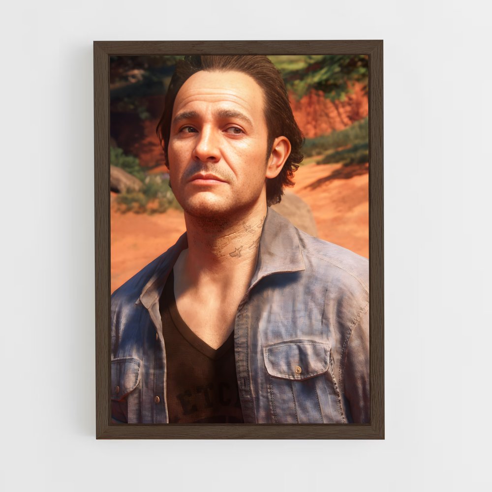 Poster L'Aventurier au Regard Sage – affiche Uncharted (vue 5)